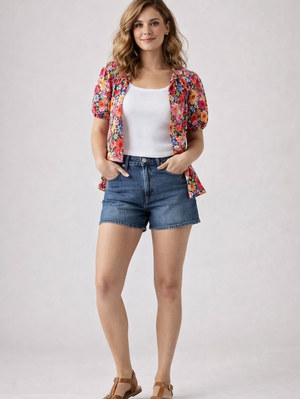 Levi's High-waisted Mom Short Dark Denim, 30 Waist, 3.5 Inch Inseam